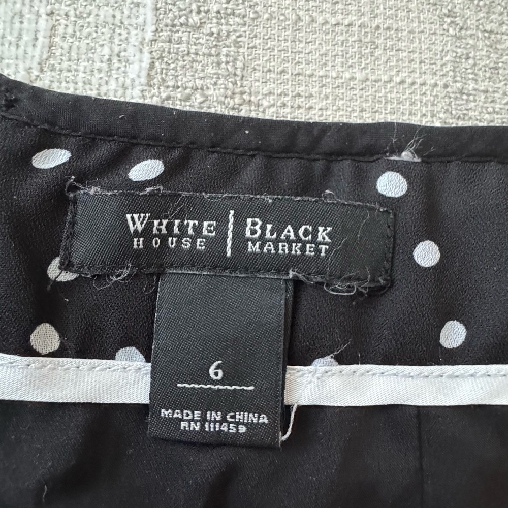 White House Black Market Asymmetrical Ruffled Pencil Skirt - Picture 9 of 10